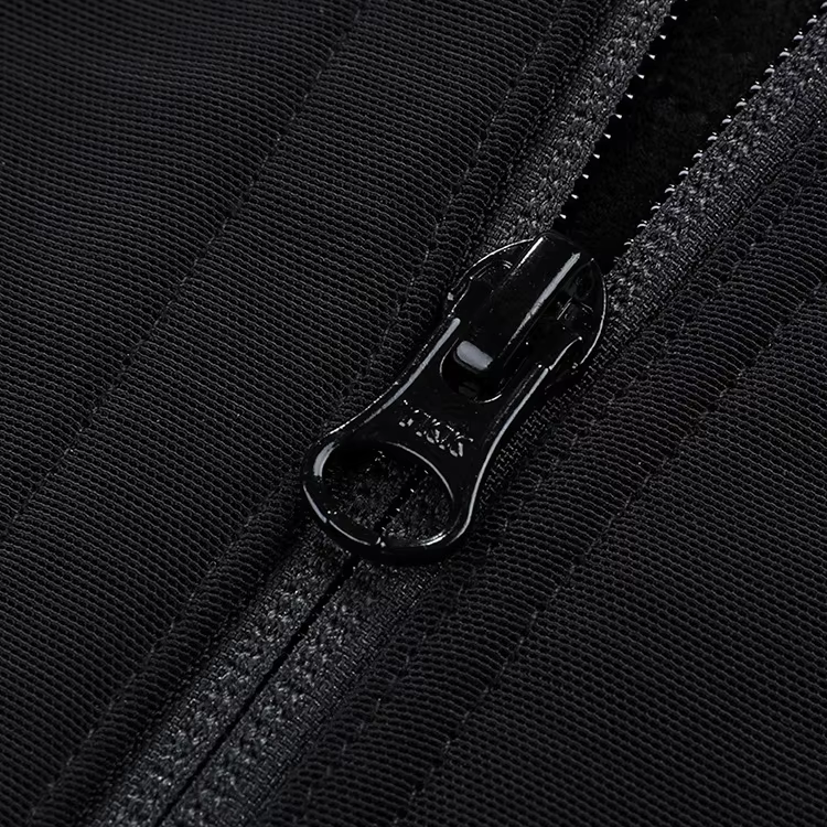 Close-up of a black zipper of BBL Curve Architect Shapewear