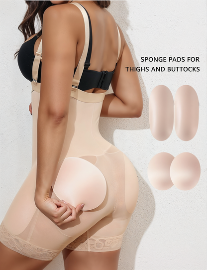 The Curve Architect – Padded BBL Shaper (Beige)