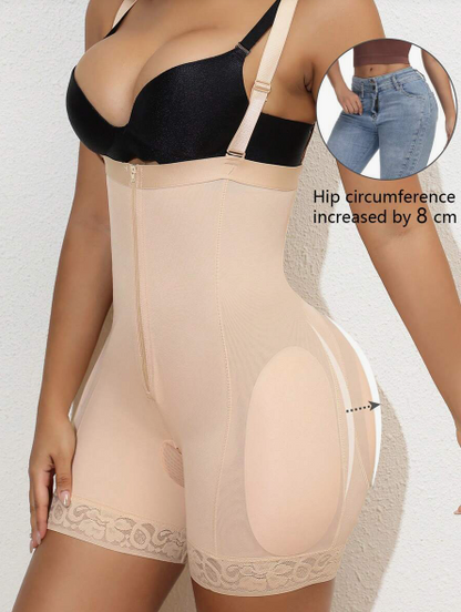 The Curve Architect – Padded BBL Shaper (Beige)